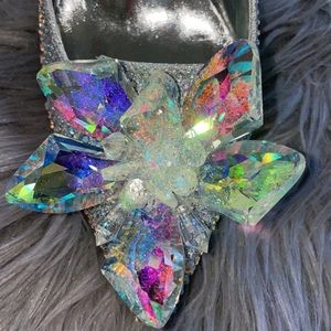 swarovski crystal cinderella shoes